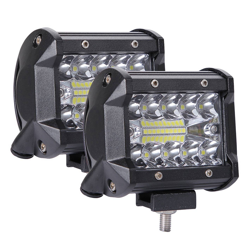 

2Pcs 4Inch 200W LED Work Light LED Light Bar Spot Flood Combo Beam Off Road Driving Fog Lamps for Trucks ATV UTV SUV Boat