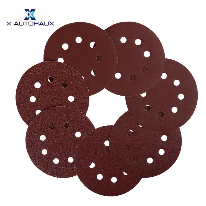 uxcell Mouse Detail Sander Sandpaper,Sanding Paper,Sander Pads Sheet Assorted,6 Hole 240 Grits 10pcs
