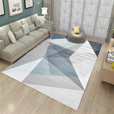 

Nordic Carpet Washable Carpets Rug Living Room Kids Room Bedroom Bedside Floor Table Mat Area Rug 3D Print Geometric Carpet, Model 7