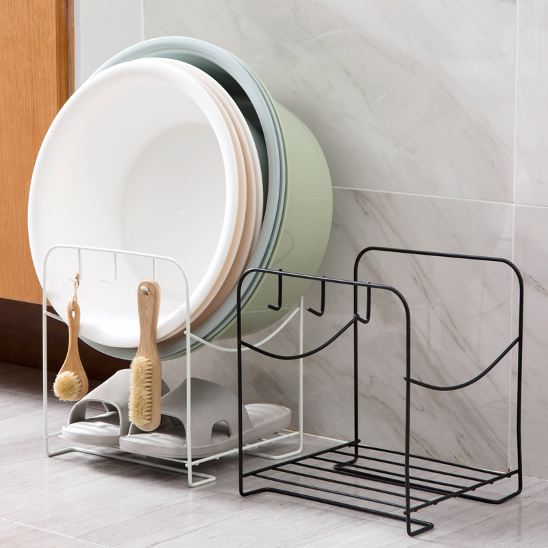 

Wrought iron floor washbasin washbasin rack bathroom bathroom toilet shelf storage rack LO516506