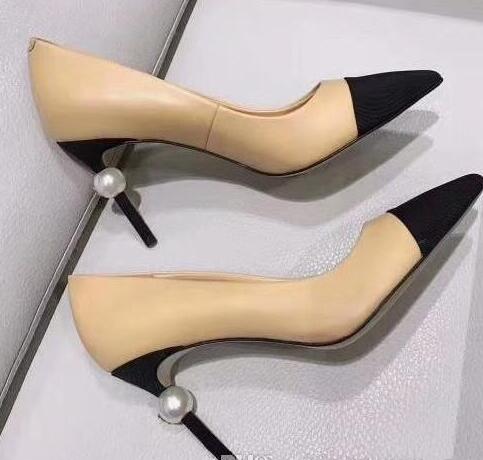

Hot Sale-ge Black Sandals Catwalk Heels Pumps Woman Dress Prom Shoes