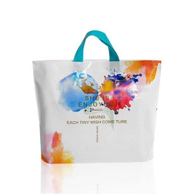 

100Pcs/Lot Plastic Jewelry Gift Bags Shopping Pouch Wedding Clothes Baking Bread Shoes Supermarket Supplies Packaging Pouch