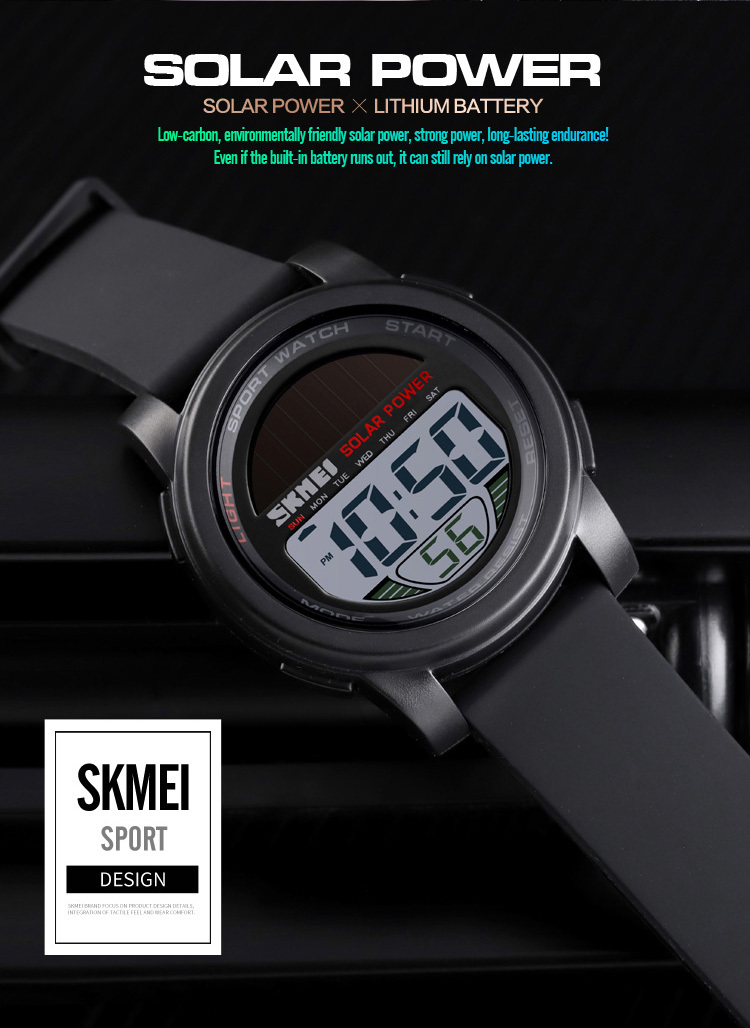 Skmei Fitness Digital Watches Mens Solar Lithium Battery Power Wrist Men Watch Environmentally Friendly Clock Reloj Hombre 1549 Shoes Online Shopping Online Watches From Gebibd 17 53 Dhgate Com