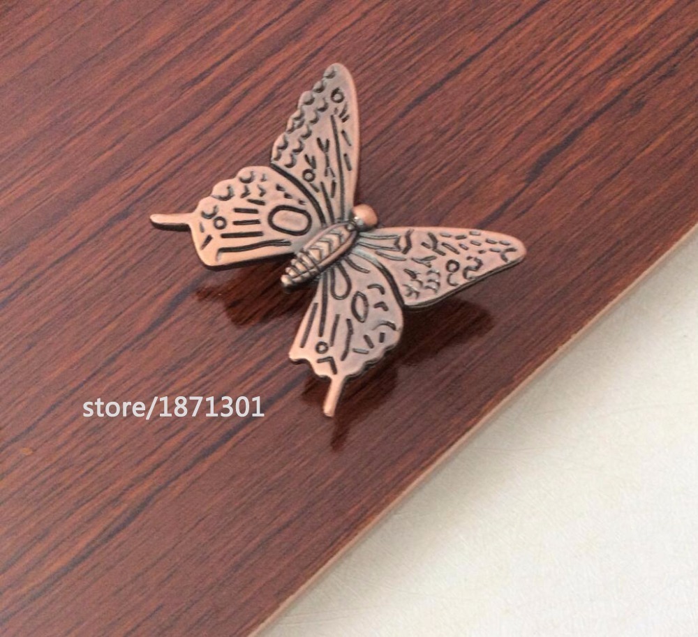 2020 Butterfly Knobs Drawer Pulls Handles Knobs Animal Dresser