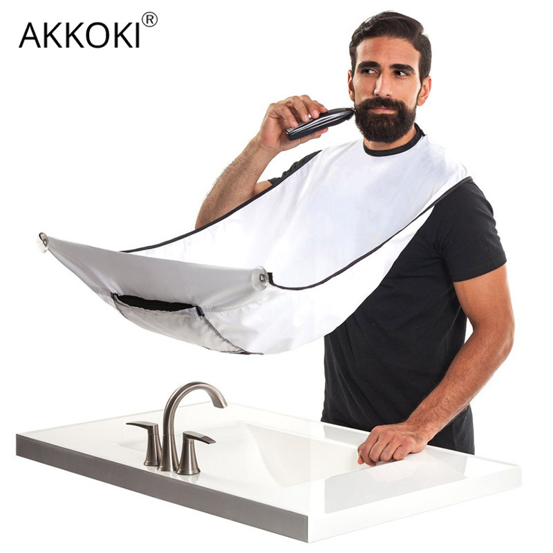 

Male Beard Apron New Shaving Apron Beard Care Clean Catcher Men Waterproof Cleaning Protect Bathroom Supplies Dropship