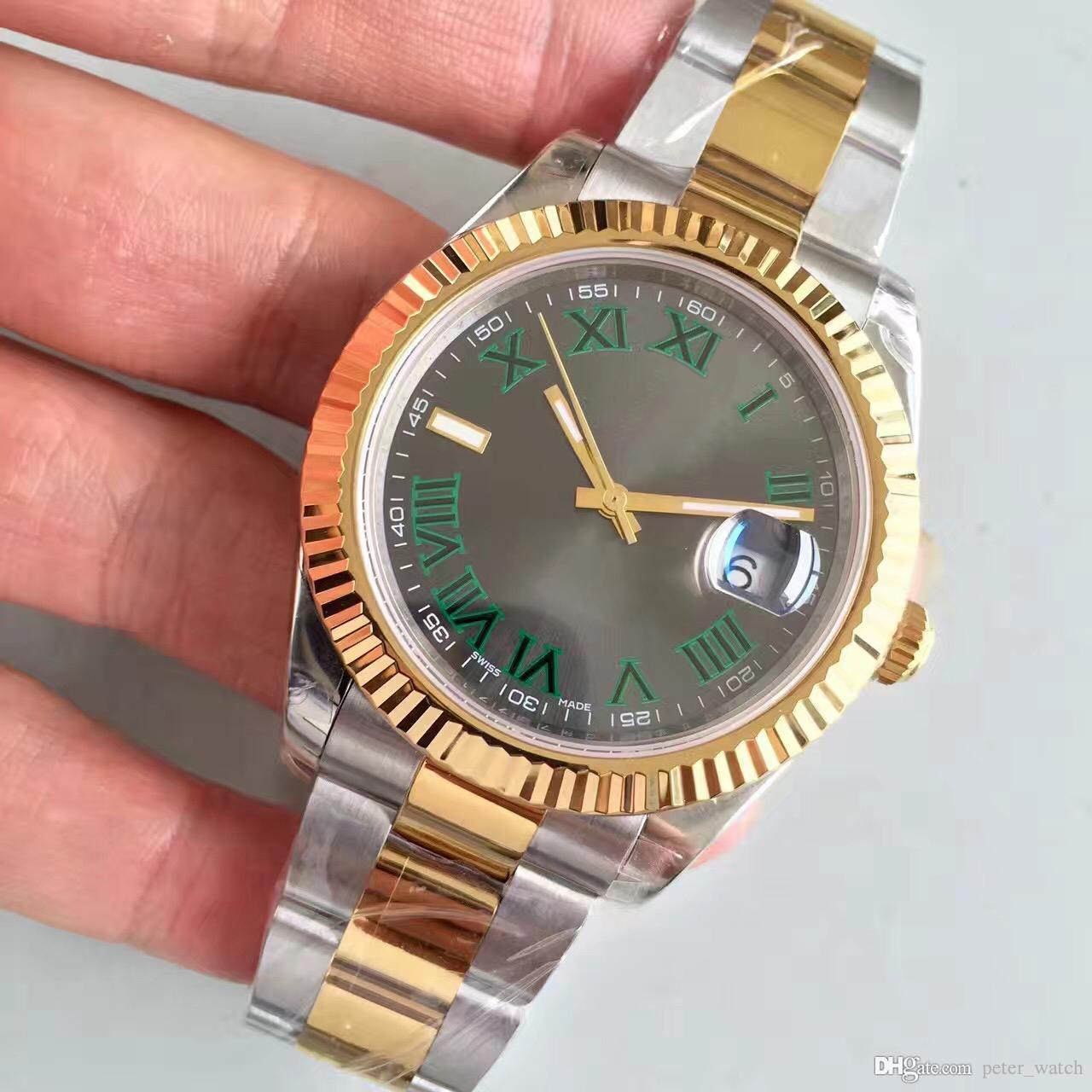 

Two tone Gold Designer Luxury Mens Watch 116333 Automatic Mechanical Datejust Calendar Watch 316L Stainless Steel men Mens 40mm Writwatches