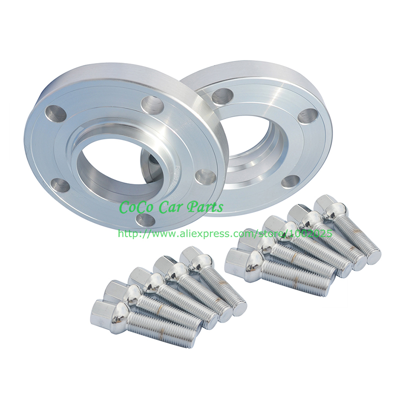 

2pcs 25MM Hub Centric PCD 5x112-66.6 +10pcs 55MM Bolts Car Wheel Spacer For