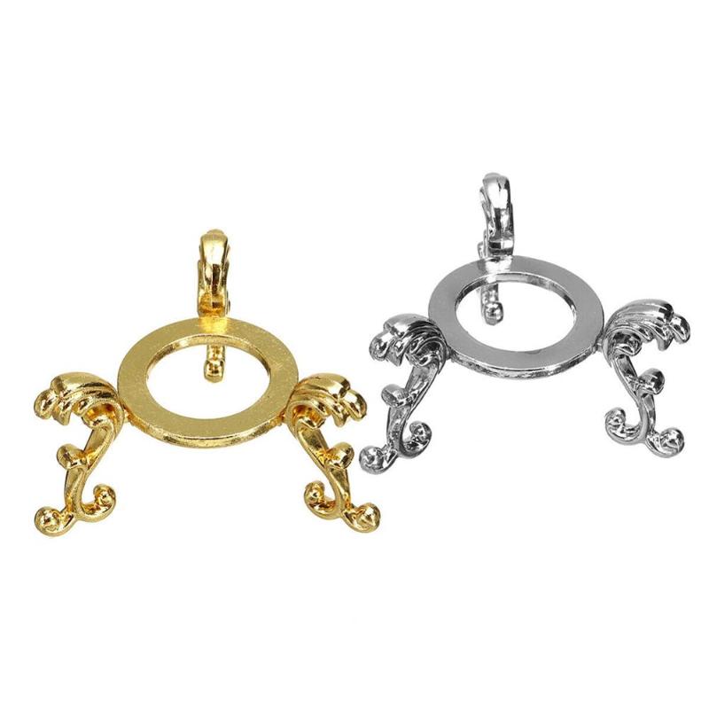 

European Style Metal Gold-plated Display Gemstone Egg Support Base Crystal Ball Stand Office Ornament