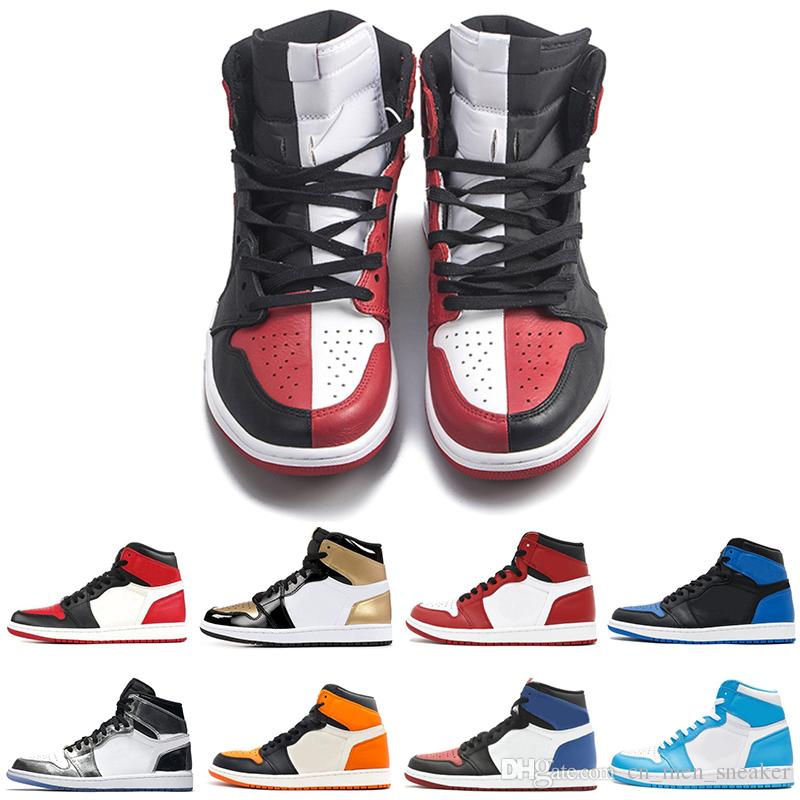 2018 pas cher 1 TOP 3 OG Basketball Chaussures Hommes Brisé Backboard loin HOMMAGE ACCUEIL Sport Entraîneur Chaussures de sport Chaussures 7-13