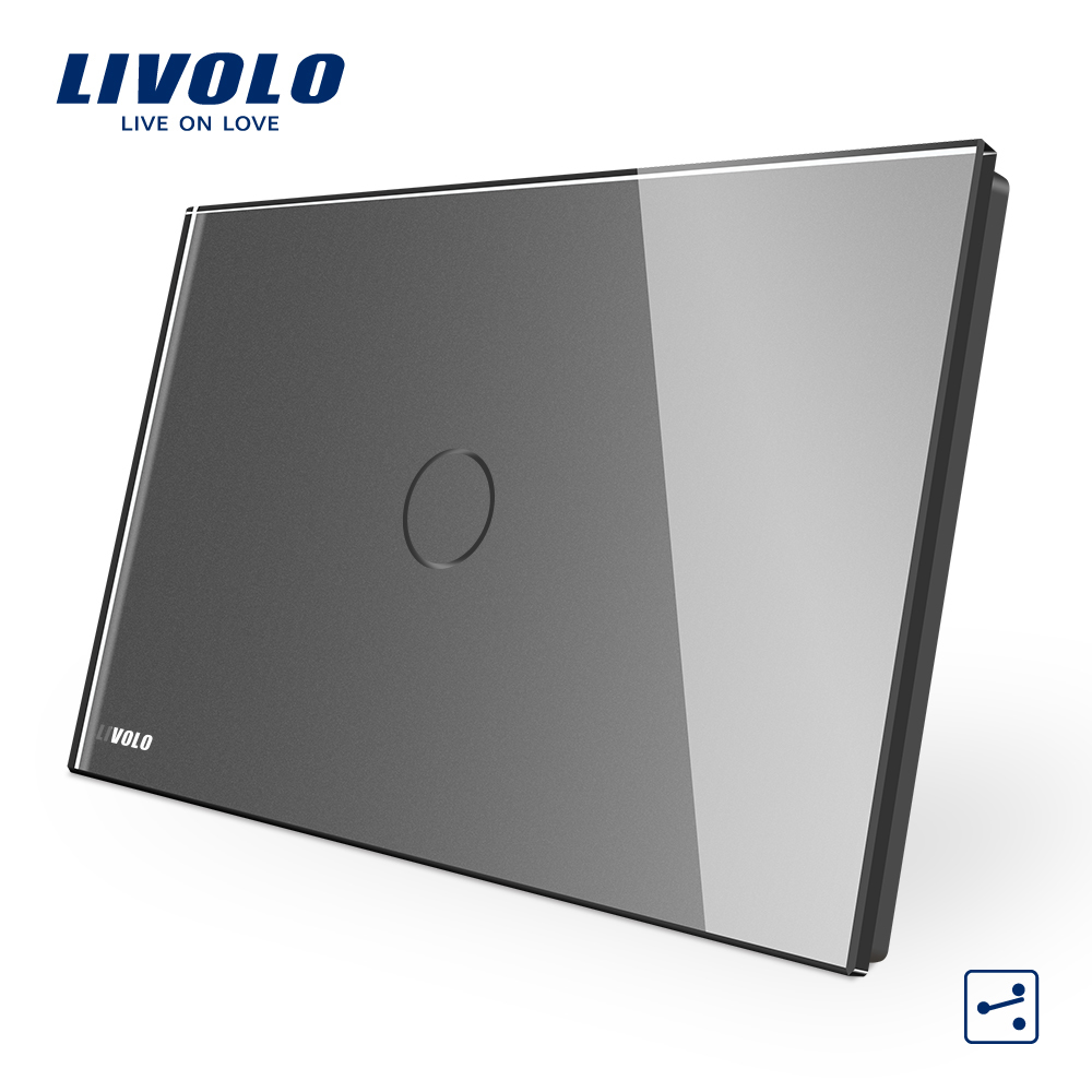 Bascules Croix Interrupteur Interrupteur comm c702s-12 livolo Noir