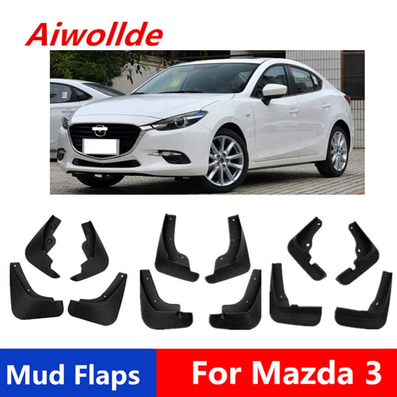 

Car Mud Flaps For Mazda 3 Axela 2007-2017 Mudflaps Splash Guards Mud Flap Front Rear Mudguards Fender