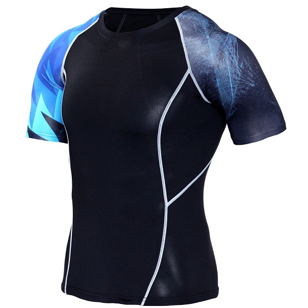 

New Sport Shirt Men Quick Dry Men's Runig Thirs Jes Fitness Wea gymj clotes Sake Gym Clothing Fitnes Top Mens Rashgard Soccer Jersey, Colour 3