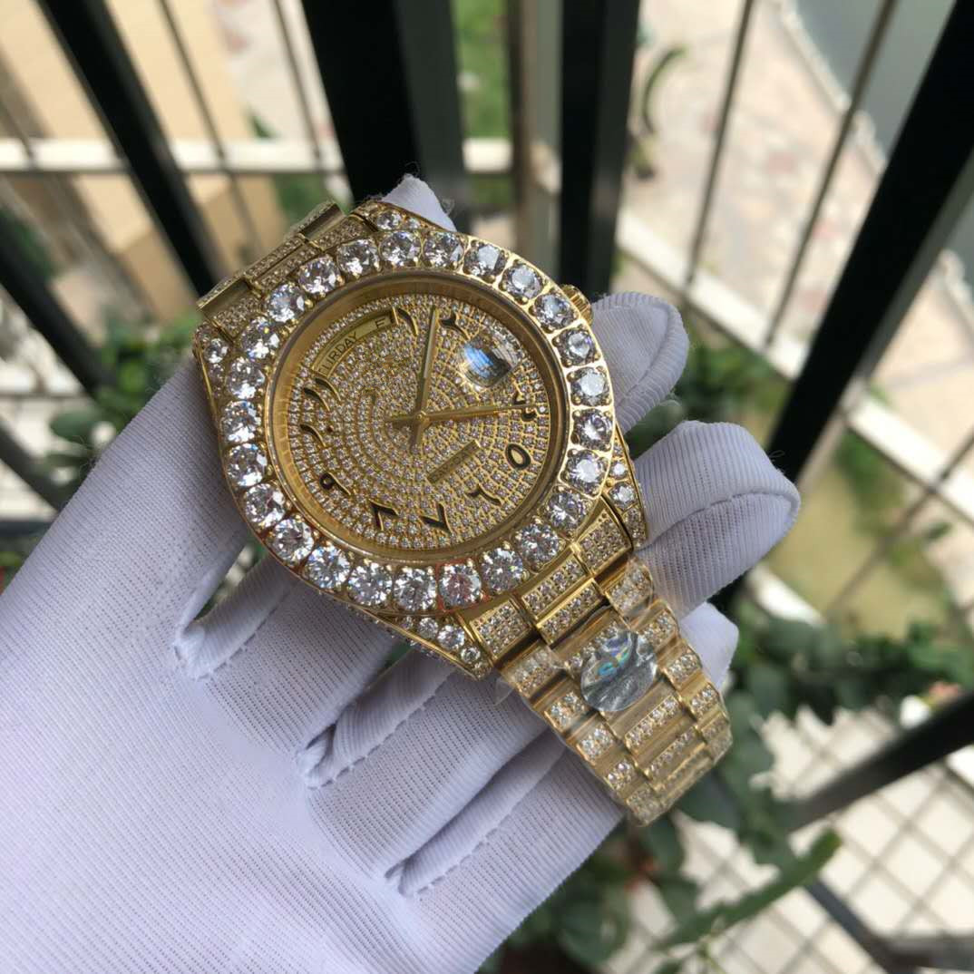 2020 La nouvelle montre de diamant de luxe de haute qualité montres design hommes de montres de luxe mouvement de montre des hommes watchs montre