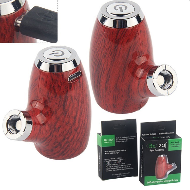 

E Pipe 900mah Preheating 510 Thread Vape Battery Variable Voltage Vaporizer Fit 510 Thread Thick Oil Cartridges