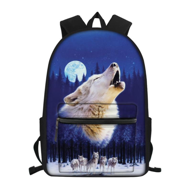 wolf backpacks for school