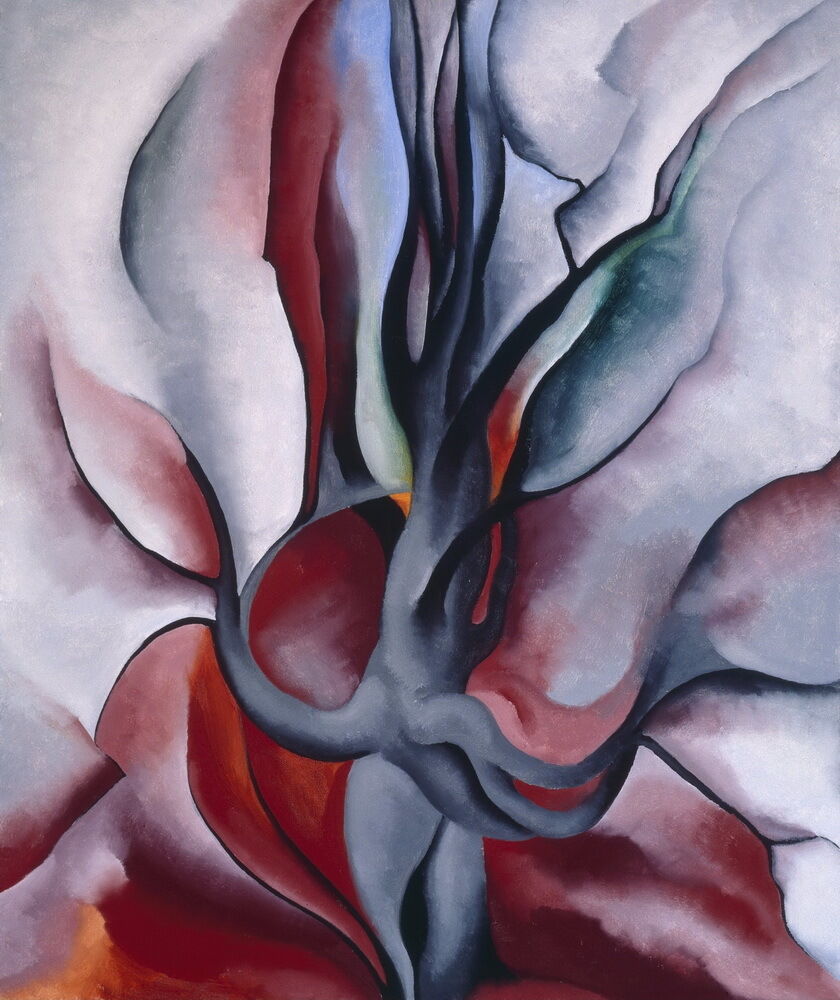 

Georgia O'Keeffe Autumn Trees Home Decor Handpainted & HD Print Oil Painting On Canvas Wall Art Canvas Pictures 191107