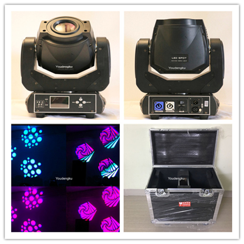 4 pieces with flight case lyre spot led moving head rgbw dmx cabeza movil 90 w led moving head light-image-551176439