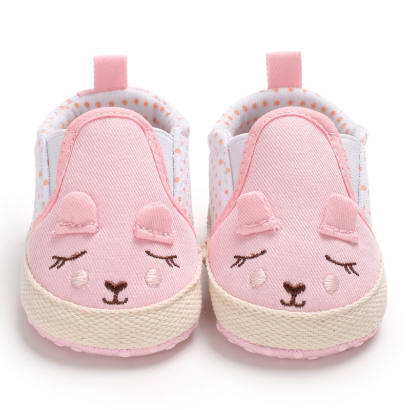 Kid Shoes Hello Kitty Canvas Loafer Easy-Walking Slip-on Cute Cartoon Sneaker