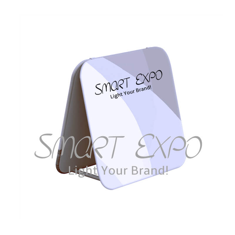 

Outdoor Portable A Frame With Lightweight Aluminum Tubing Structure Vivid 2pcs Tension Fabric Printing Banners (100x100cm)