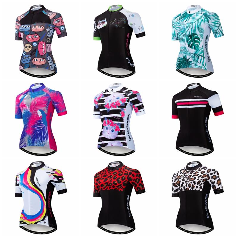 

2020 Cycling Jersey Women Bike Jerseys MTB Mountain Road Tops Ropa Racing Bicycle Shirts for female Cycle Wear, Cd2351