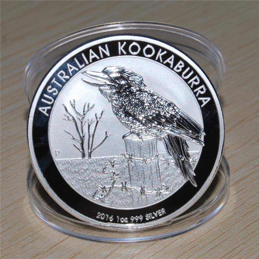 

2016 1oz 999 Silver plated Kookaburra Coin Other Arts and Crafts