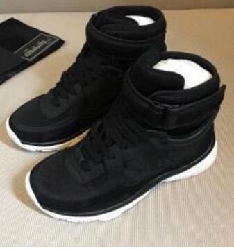 womens leather high top trainers