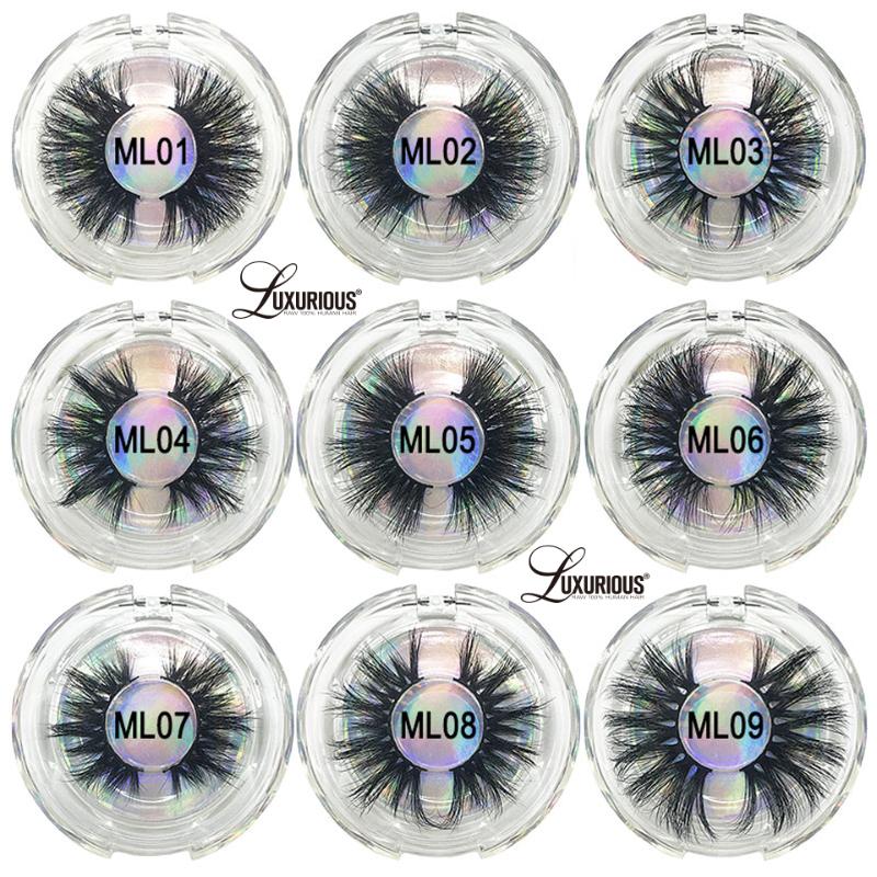

Luxurious 5D Mink Hair False Eyelashes Natural 25mm Long Eye Lashes Wispy Makeup Beauty Extension Tools Mink Eyelashes
