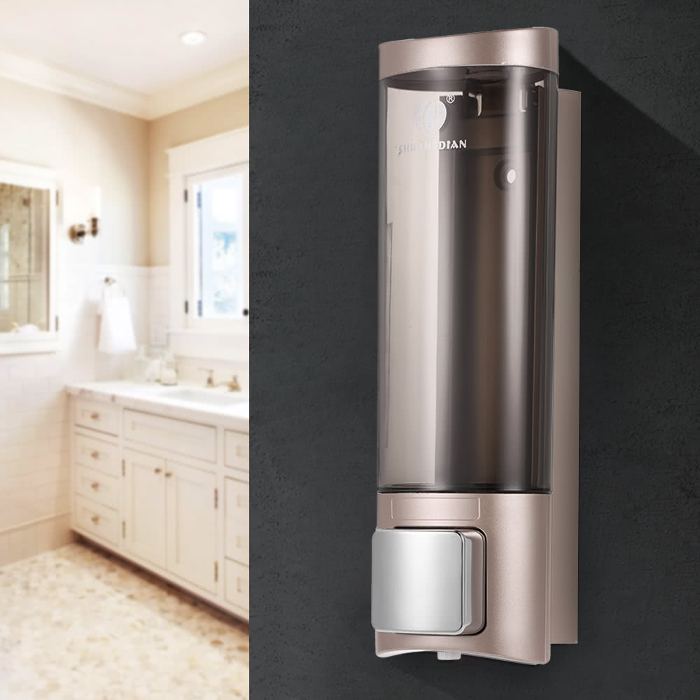 

Automatic Liquid Soap Dispenser Wall Mount Lotion Foam Shampoo Shower Gel Storage Bottle 200ML for Kitchen Bathroom Washroom