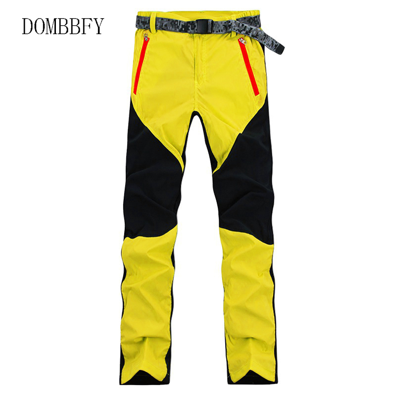 Men Women's Summer Quick Dry Hiking Pants Outdoor Sport Thin Camping Trekking Breathable Elastic Sports Trousers Cargo Pants