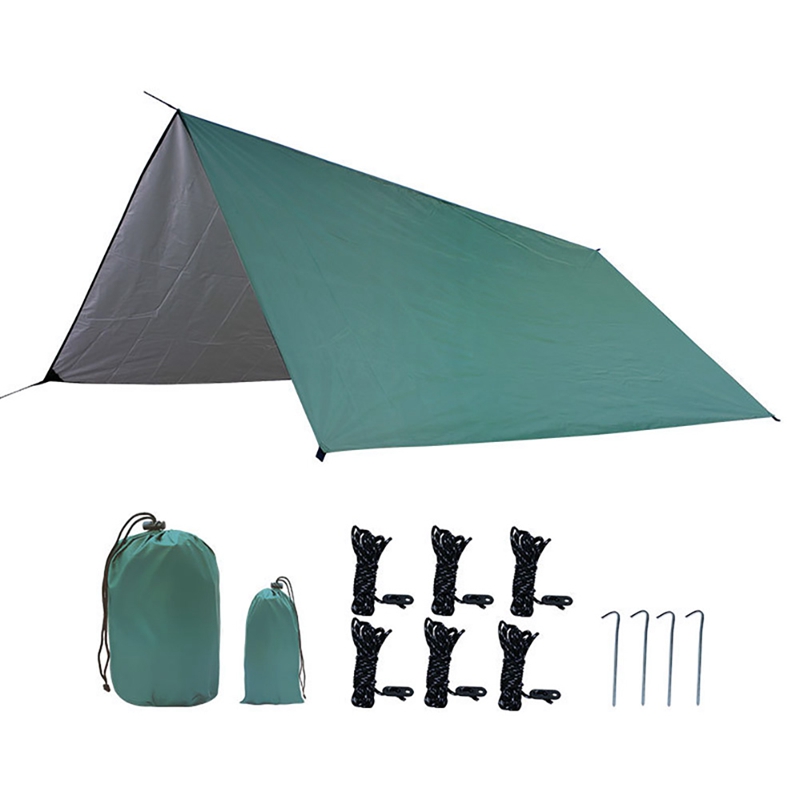 

Outdoor Beach Waterproof Mat Sun Shade Sail Canopy Patio 11.8' Square UV Block