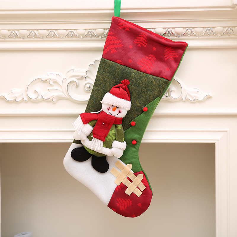 

Christmas Stockings Gift Bag Holders Candy Bags Christmas Tree Decoration Home Decor