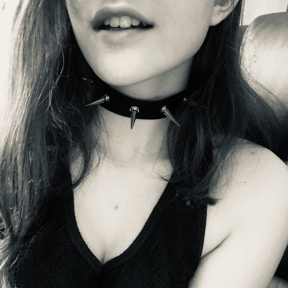 goth spiked collar