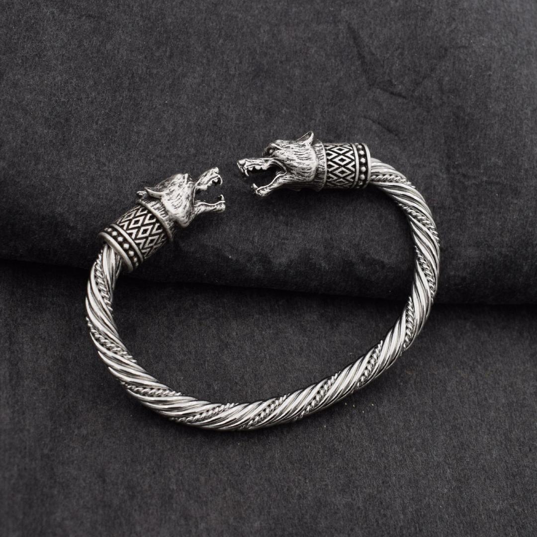 LOt Bangles Bracelets S925 Silver Bracelet Female Simple Garnet Bracelet Personality Nationality