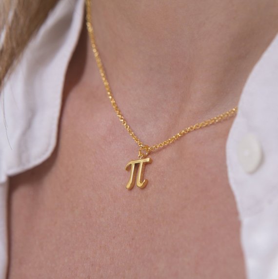 

5pcs science Pi 3.14 Math Necklace Pi Symbol Necklace Mathematician Teacher Geometry Necklace jewelry Gift for friends and classmates