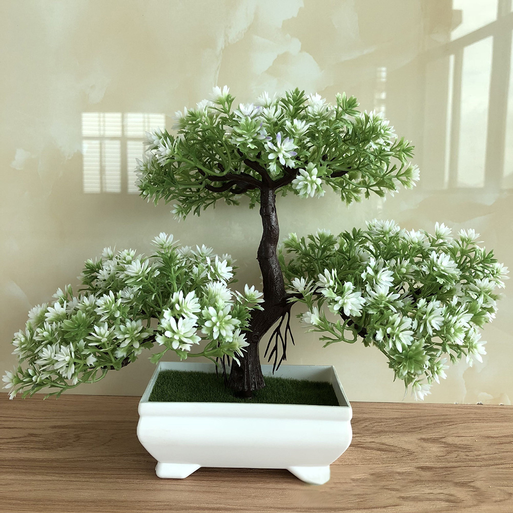 Falso Bonsai Japonés Árbol Flor De Loto Pine Tree simulación Planta Artificial Falso Bonsai Japonés Árbol Flor De Loto Pine Tree simulación Planta Artificial