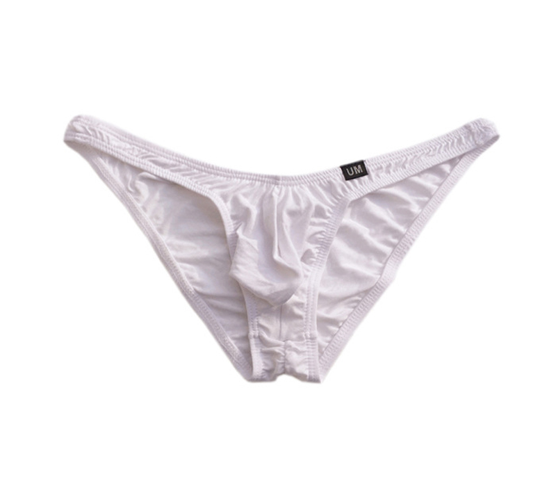 Modal Mens Briefs Ultra Thin Breathable Sexy Underwear Mens Wrinkled