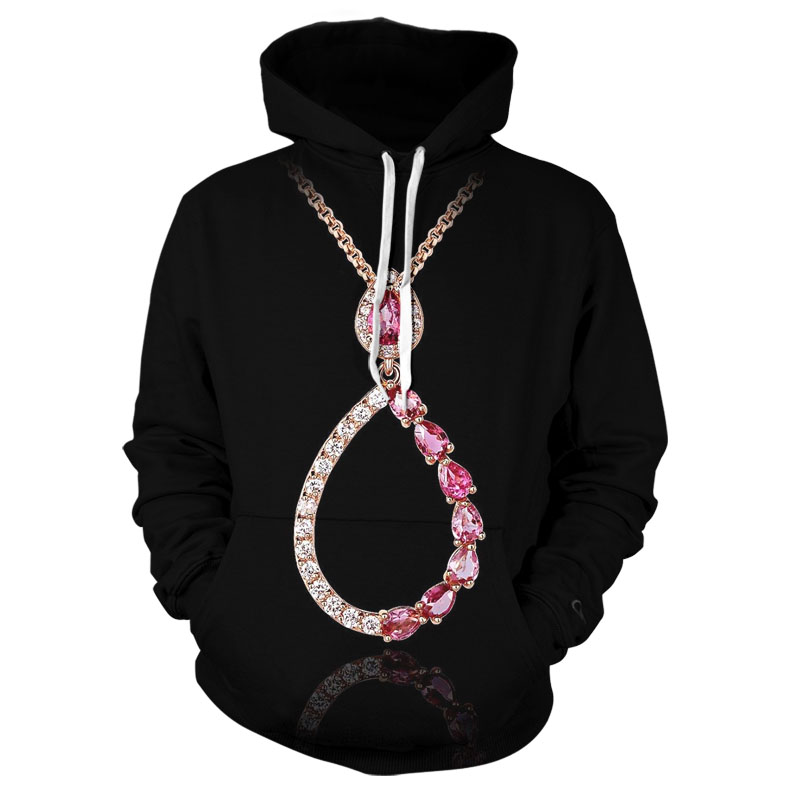 

2020 popular new color 3D printing crystal necklace creative art Hoodie men's fashion spring and autumn leisure cool -6xl, Z-wy821