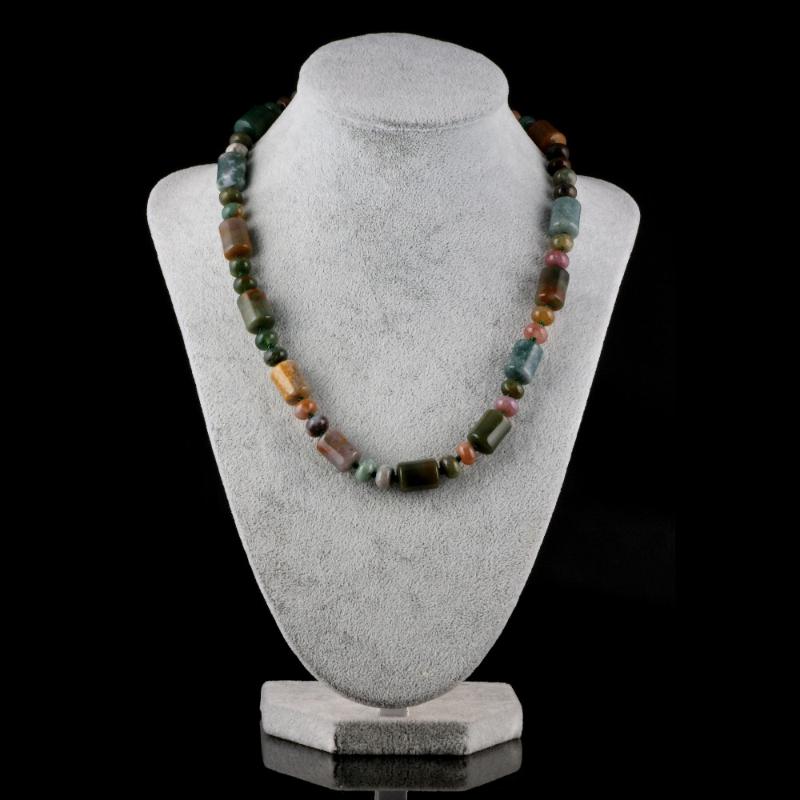 

Pendant Necklaces Wholesale Natural Stone Necklace Agates Quartz 23colors Optional 10x14mm 18 Inches