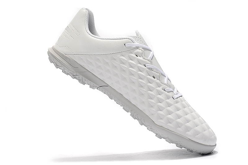 

mens designer soccer cleats tiempo indoor soft ground soccer shoes legend VIII tf MD leather skin football shoes tacos de futbol low ankle, White;red