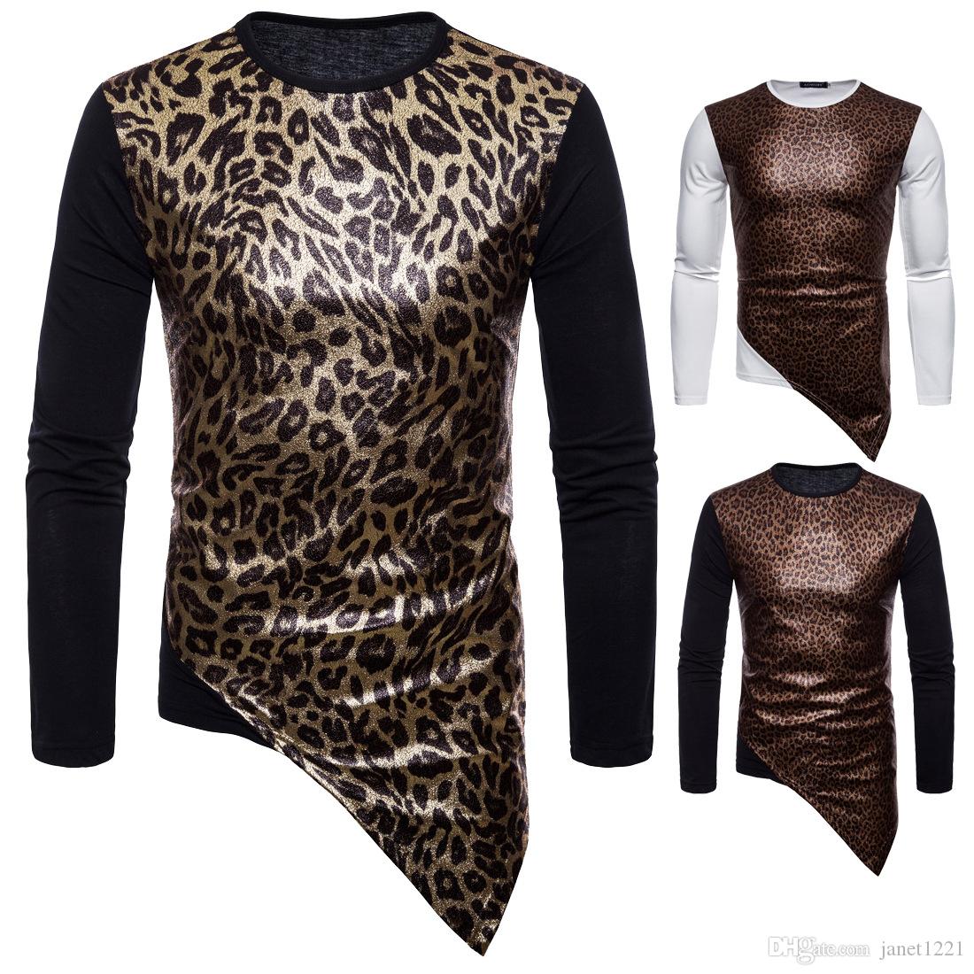 t shirt leopardata uomo