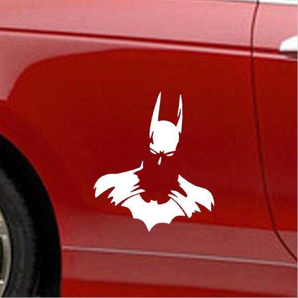 

12*11 CM classic Batman figure sticker decor bumper car sticker CA-686, Silver