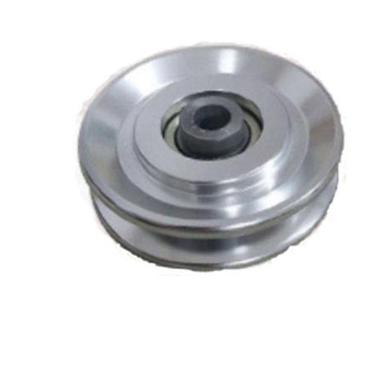 

Durable Fitness Equipment Pulley Wheel Cable Gym Fitness Equipment Aluminum Alloy Pulley, Silver