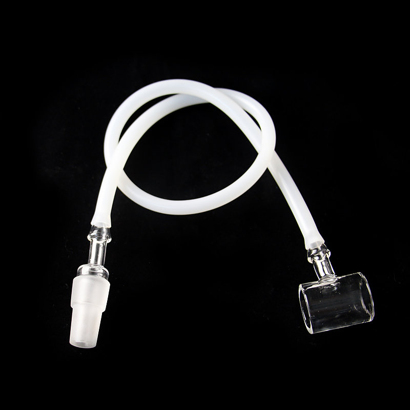 

Greenlightvapes G9 Water Glass Hookah Pipe Silicon Adapter Battery Attachment Compatible with Henail Plus / 510 Nail and TC Port 18.5mm Conn