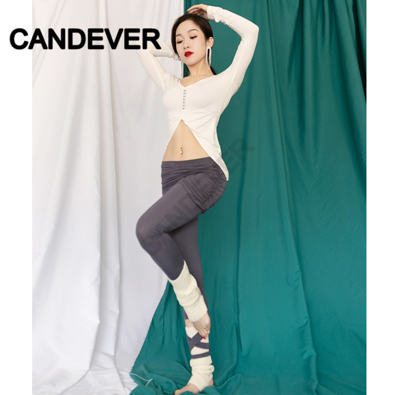 

sexy adult Oriental bellydance belly dance set cotton top pants professional dress woman performance practice wear clothes suit, Socks- darkpurple-19