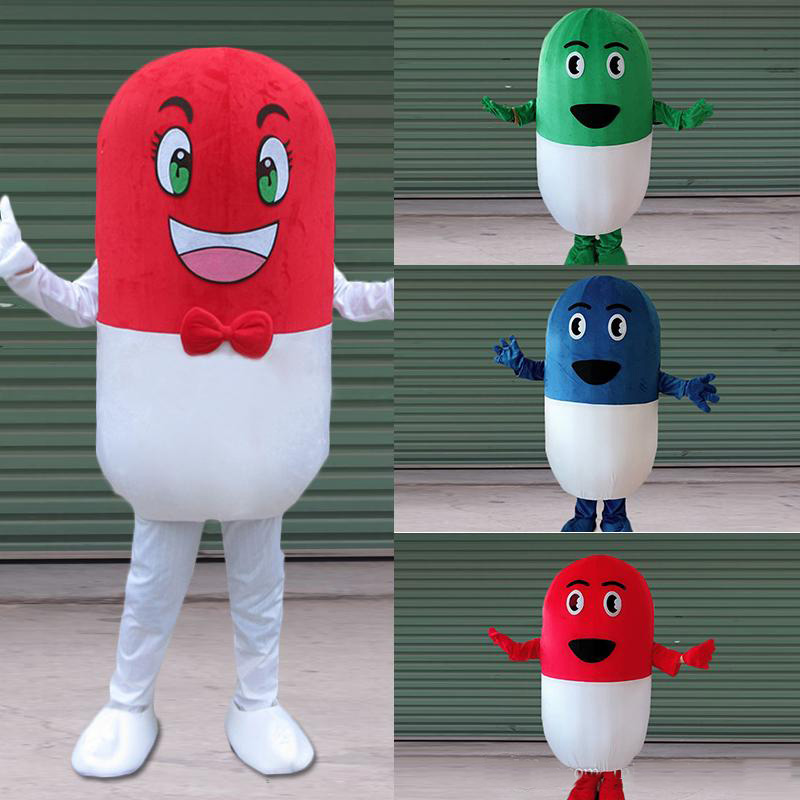 2020 Professional High quality Capsule Mascot Costume Adult Size Anime Clothing Party Makeup Free Delivery Pharmacy Pill
