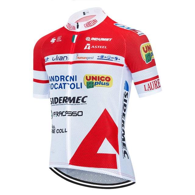 

Tour De France 2020 Pro Team ANDRONI Cycling Jersey Summer Breathable MTB cycling Clothing bicycle Jersey Ropa Ciclismo, Model a