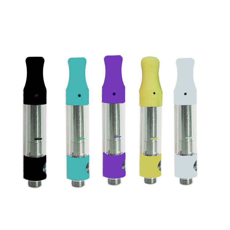 

new smart cart vape cartridges V10 Ceramic Coils Cartridges 510 Colors Thick Oil Carts Vape Pen Vapor Glass tube 0.8 ml Neutral packing