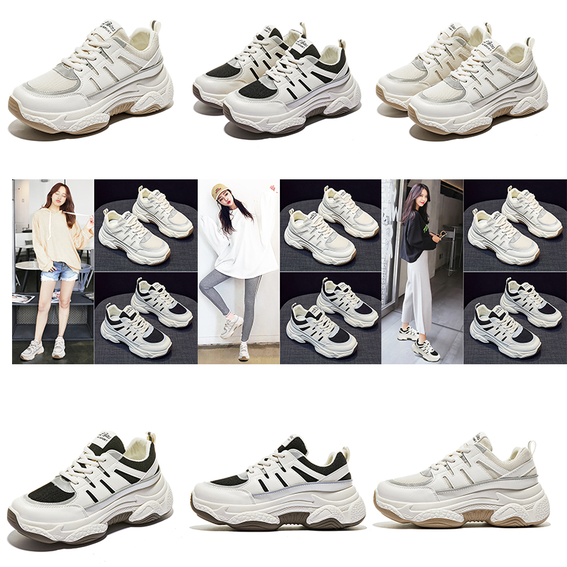 

luxury designer women old dad shoes triple white black fashion breathable comfortable trainer sport sneakers size 35-40, C2