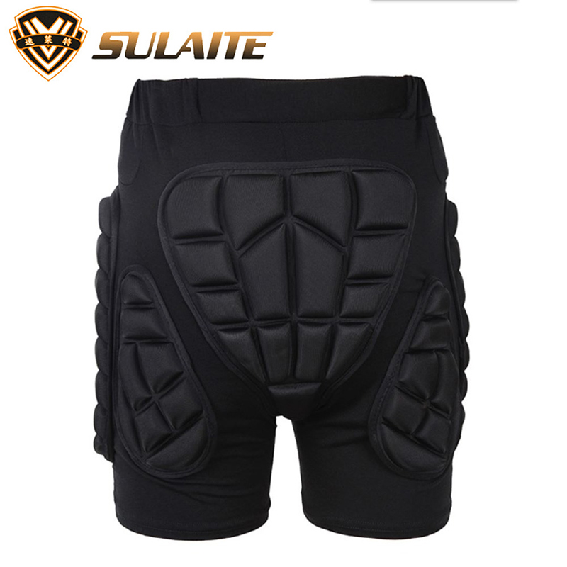 

Ski protection pads EVA pants skating snowboarding Mountain Bike hip pants thick EVA pads buttock protector Men Women Kids hips protector, Black