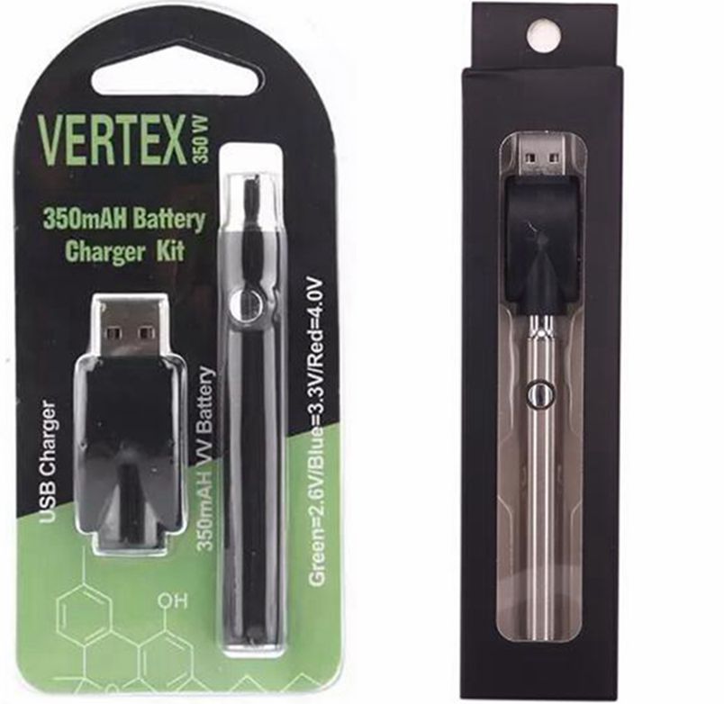 

Preheating Battery Button Adjustable Variable Voltage O-pen BUD Battery 350mAh Vapor pen 510 e Cigarettes for Wax Oil Cartridge